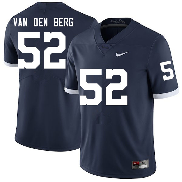 NCAA Nike Men's Penn State Nittany Lions Jordan van den Berg #52 College Football Authentic Navy Stitched Jersey DYS0898GB